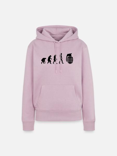 granate evolution frauen - Frauen Premium Bio Hoodie - Altrosa