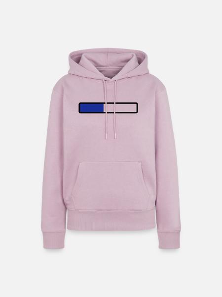 loading laden computer warten - Frauen Premium Bio Hoodie - Altrosa