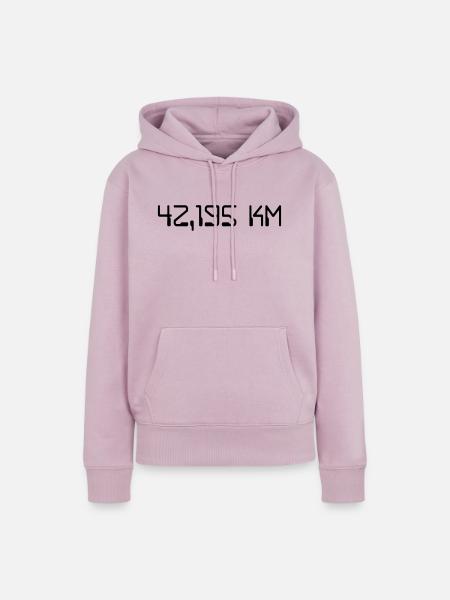 Marathon - Frauen Premium Bio Hoodie - Altrosa