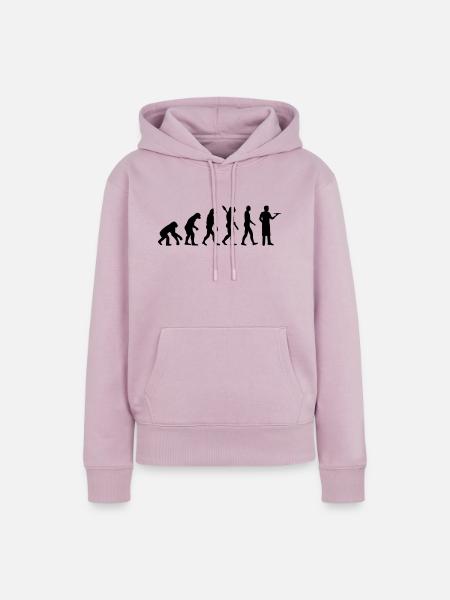 Kellner - Frauen Premium Bio Hoodie - Altrosa