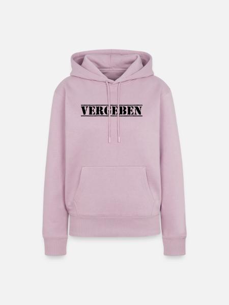 vergeben - Frauen Premium Bio Hoodie - Altrosa