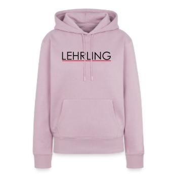 lehrling - Frauen Premium Bio Hoodie - Altrosa - Vorne - Julia (174cm)