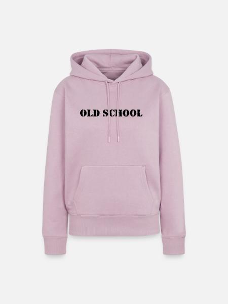 Old School - Frauen Premium Bio Hoodie - Altrosa