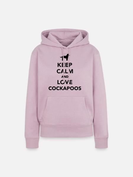 Cockapoo - Frauen Premium Bio Hoodie - Altrosa