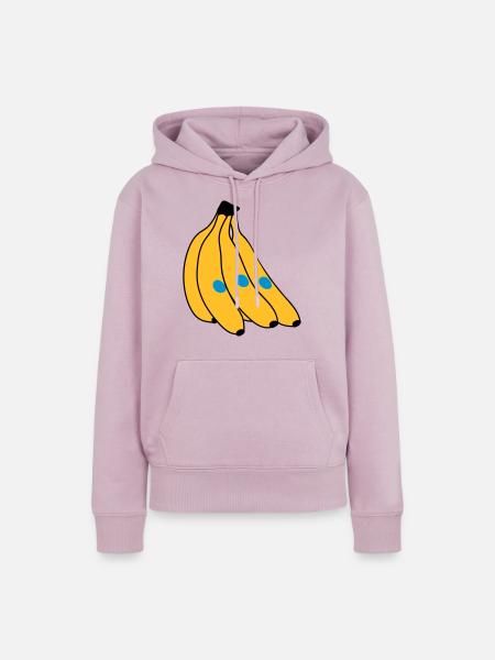 Banana - Frauen Premium Bio Hoodie - Altrosa