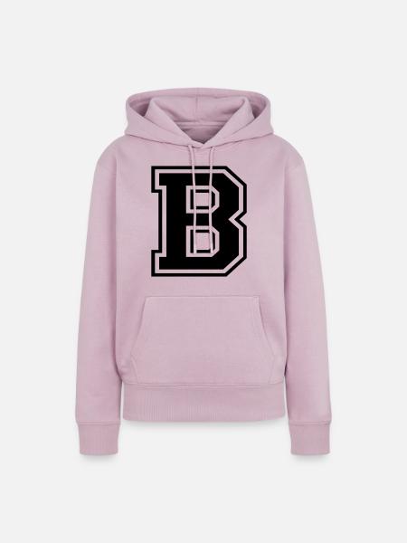 b - Frauen Premium Bio Hoodie - Altrosa