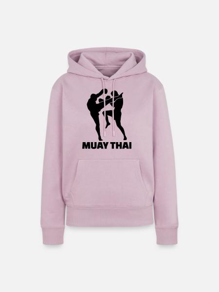 Muay Thai - Frauen Premium Bio Hoodie - Altrosa