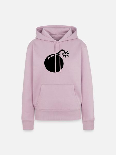 Bombe - Frauen Premium Bio Hoodie - Altrosa