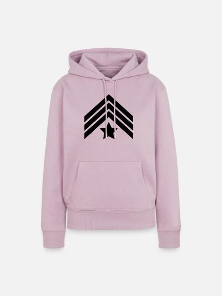 sergeant__f1 - Frauen Premium Bio Hoodie - Altrosa