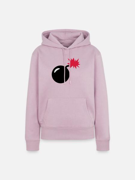 Bombe - Frauen Premium Bio Hoodie - Altrosa