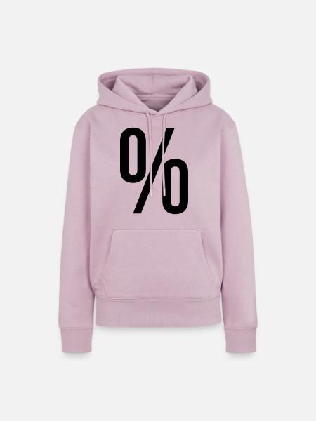 Schlussverkauf Prozent - Frauen Premium Bio Hoodie - Altrosa