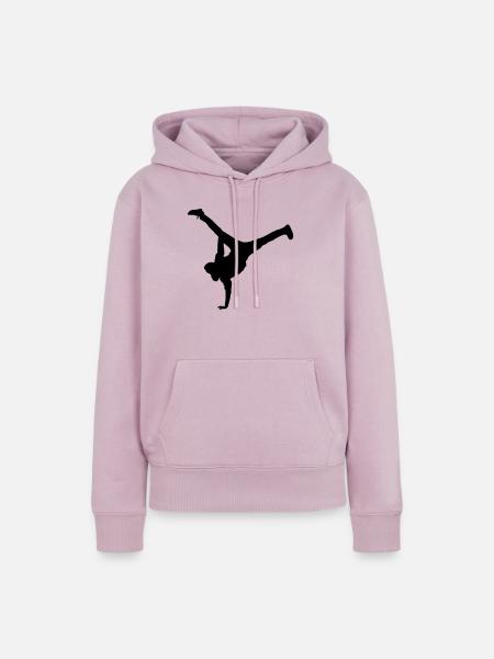 breakdance move - Frauen Premium Bio Hoodie - Altrosa