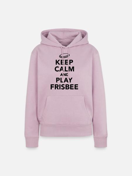 Frisbee - Frauen Premium Bio Hoodie - Altrosa