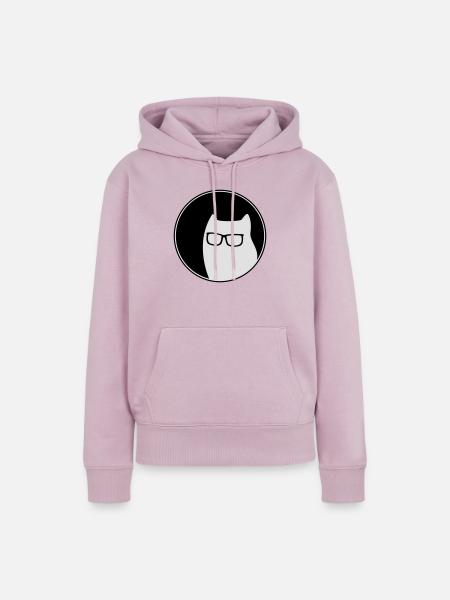 Smart Kitty - Frauen Premium Bio Hoodie - Altrosa