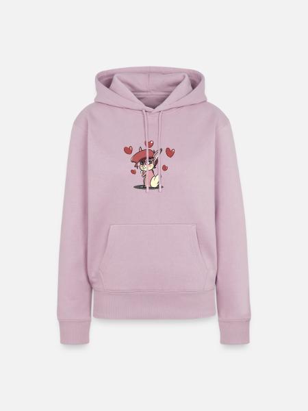 rabbit45 - Frauen Premium Bio Hoodie - Altrosa
