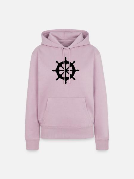 steering wheel - Frauen Premium Bio Hoodie - Altrosa