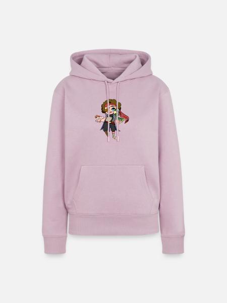 Pig-Pirate - Frauen Premium Bio Hoodie - Altrosa