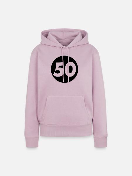 50 - Frauen Premium Bio Hoodie - Altrosa