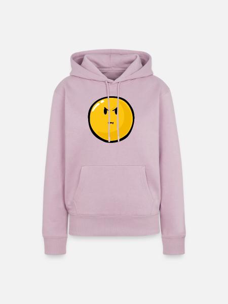 Smiley Anger Bitter - Frauen Premium Bio Hoodie - Altrosa