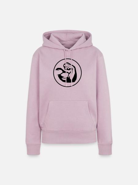 arm power strengh - Frauen Premium Bio Hoodie - Altrosa