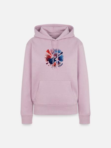 Guitar Pieces - Frauen Premium Bio Hoodie - Altrosa