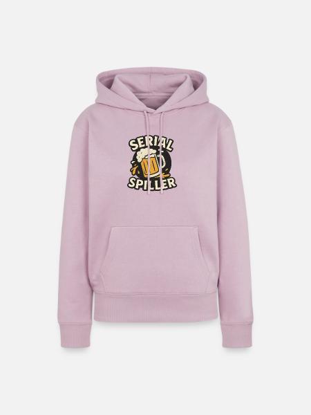 Serien-Spiller - Frauen Premium Bio Hoodie - Altrosa