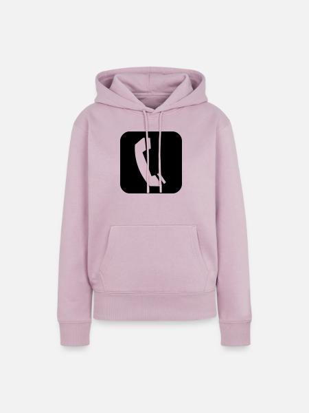 Telefon Handy - Frauen Premium Bio Hoodie - Altrosa
