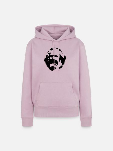 Karl Marx - Frauen Premium Bio Hoodie - Altrosa