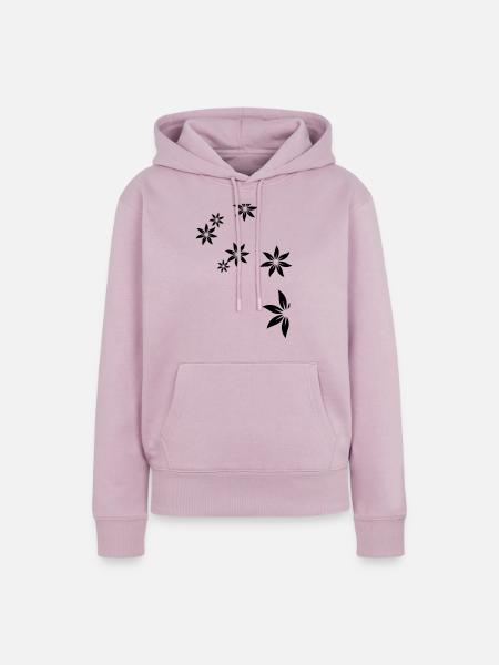 Blumen, Deco, flower - Frauen Premium Bio Hoodie - Altrosa