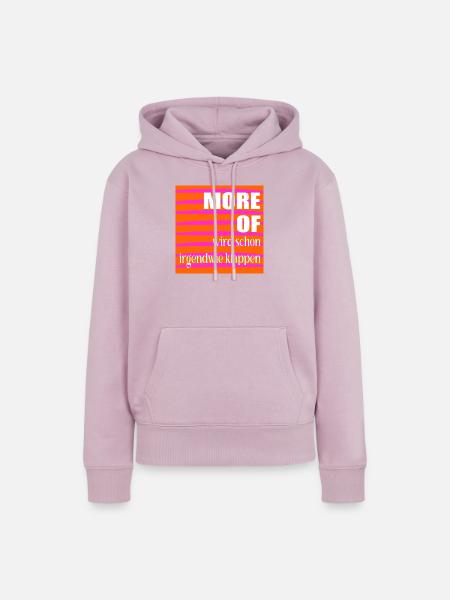 Optimismus Erfolg - Frauen Premium Bio Hoodie - Altrosa