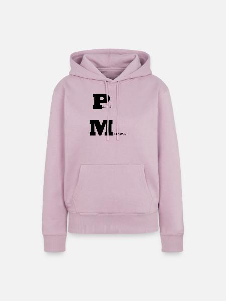 Pony-Mama - Frauen Premium Bio Hoodie - Altrosa