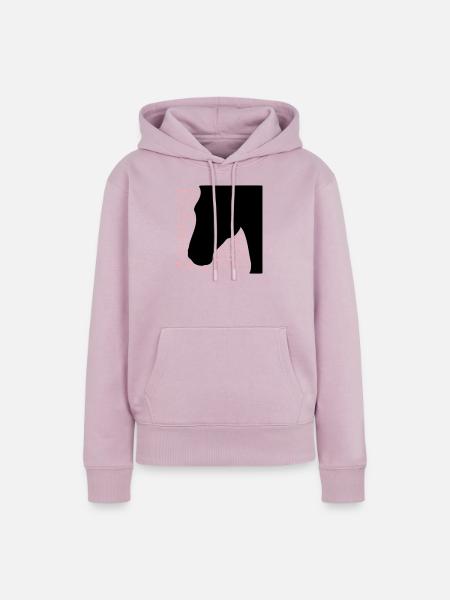 Pferd Punkte - Frauen Premium Bio Hoodie - Altrosa