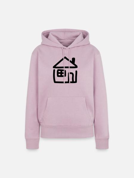 Haus - Line - Frauen Premium Bio Hoodie - Altrosa