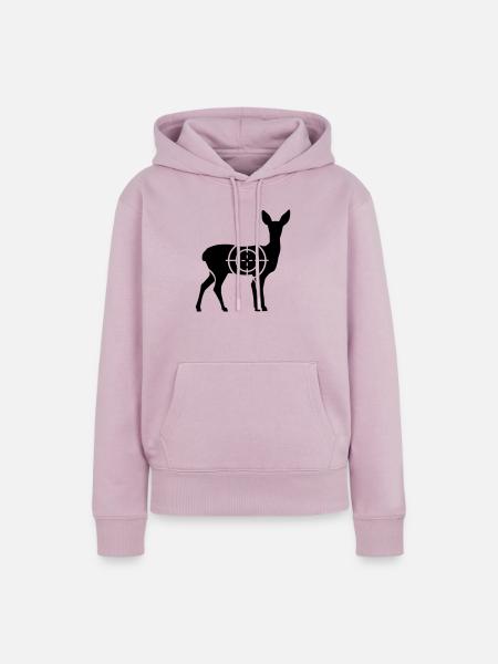 Reh - Frauen Premium Bio Hoodie - Altrosa