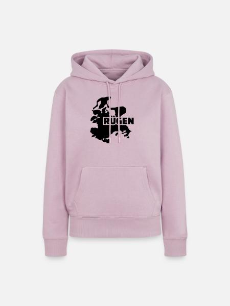 Rügen - Frauen Premium Bio Hoodie - Altrosa