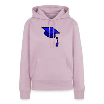 Diplom - Frauen Premium Bio Hoodie - Altrosa - Vorne - Julia (174cm)