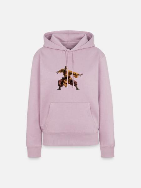 Shaolin - Frauen Premium Bio Hoodie - Altrosa