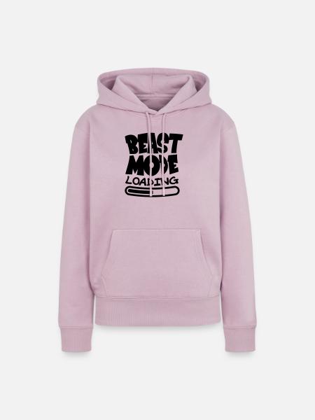 Beast ModeLoading Design - Frauen Premium Bio Hoodie - Altrosa