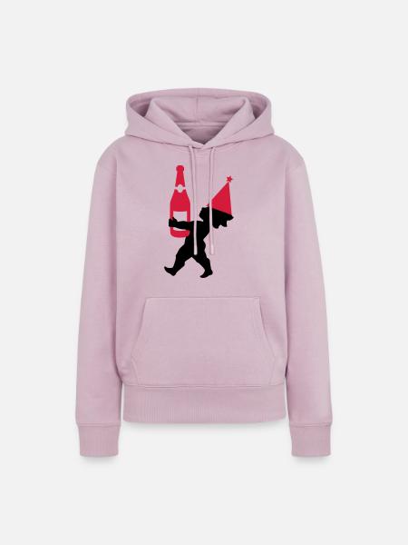 Cupido Party - Frauen Premium Bio Hoodie - Altrosa