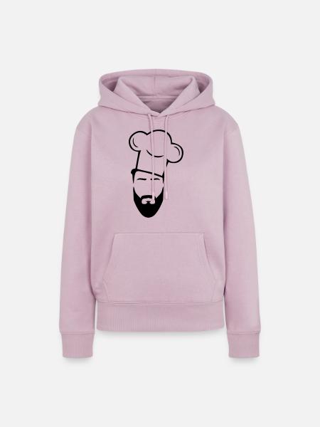 koch design - Frauen Premium Bio Hoodie - Altrosa