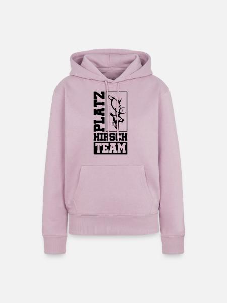 platz hirsch team - Frauen Premium Bio Hoodie - Altrosa