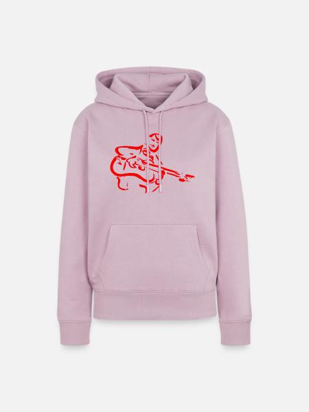 DJANGO ROSSO - Frauen Premium Bio Hoodie - Altrosa