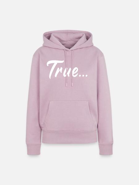 True, wahr - Frauen Premium Bio Hoodie - Altrosa