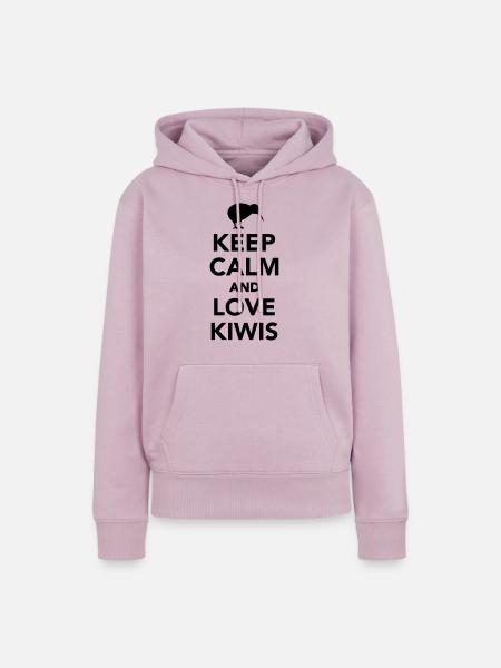 Kiwi - Frauen Premium Bio Hoodie - Altrosa