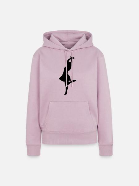 ballet tänzerin - Frauen Premium Bio Hoodie - Altrosa