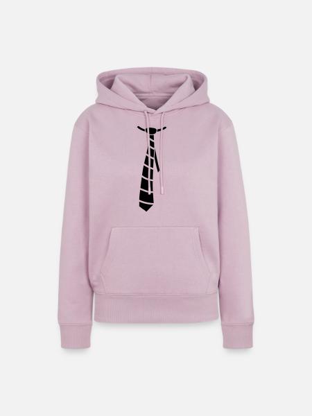 Tie - Frauen Premium Bio Hoodie - Altrosa