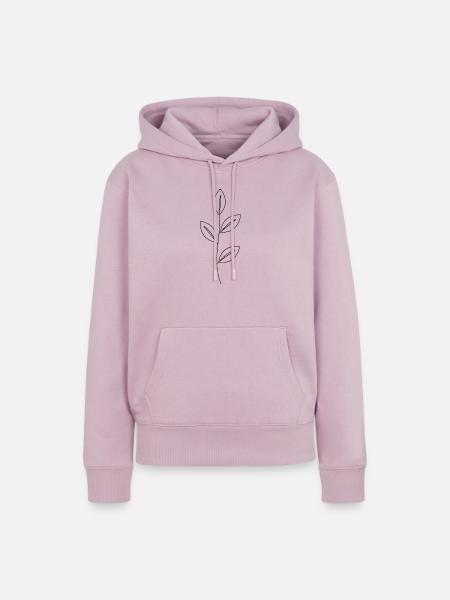 Pflanze Elegant - Frauen Premium Bio Hoodie - Altrosa