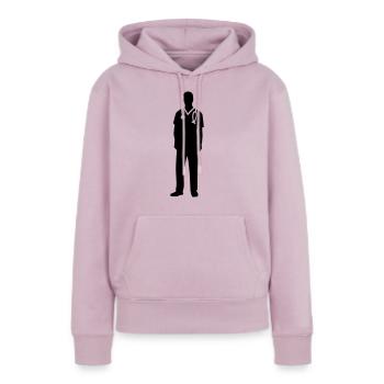 Krankenpfleger - Frauen Premium Bio Hoodie - Altrosa - Vorne - Julia (174cm)