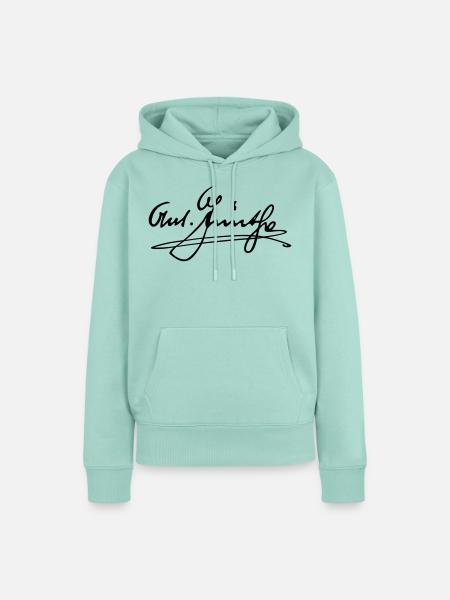 Anton Günther Signum - Frauen Premium Bio Hoodie - Mint
