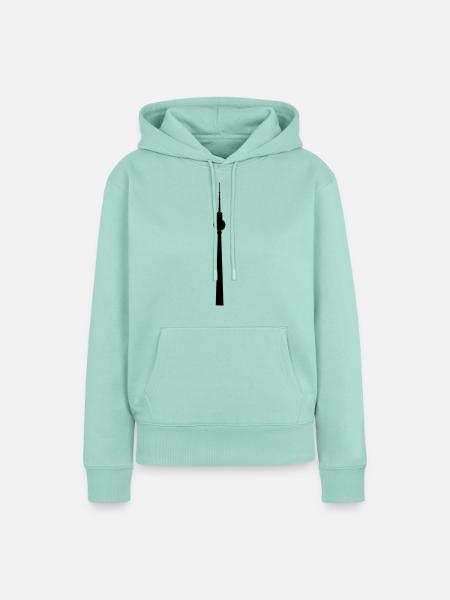Berliner Fernsehturm - Frauen Premium Bio Hoodie - Mint